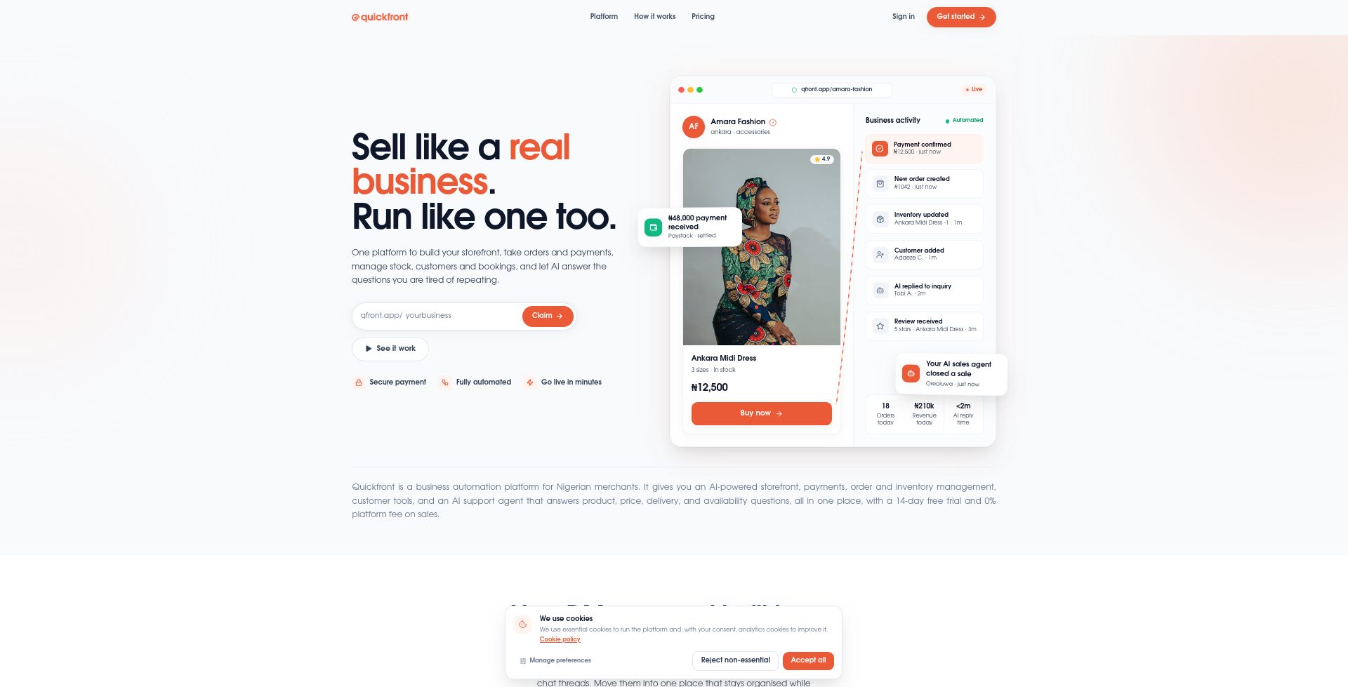 Quickfront - Product Image