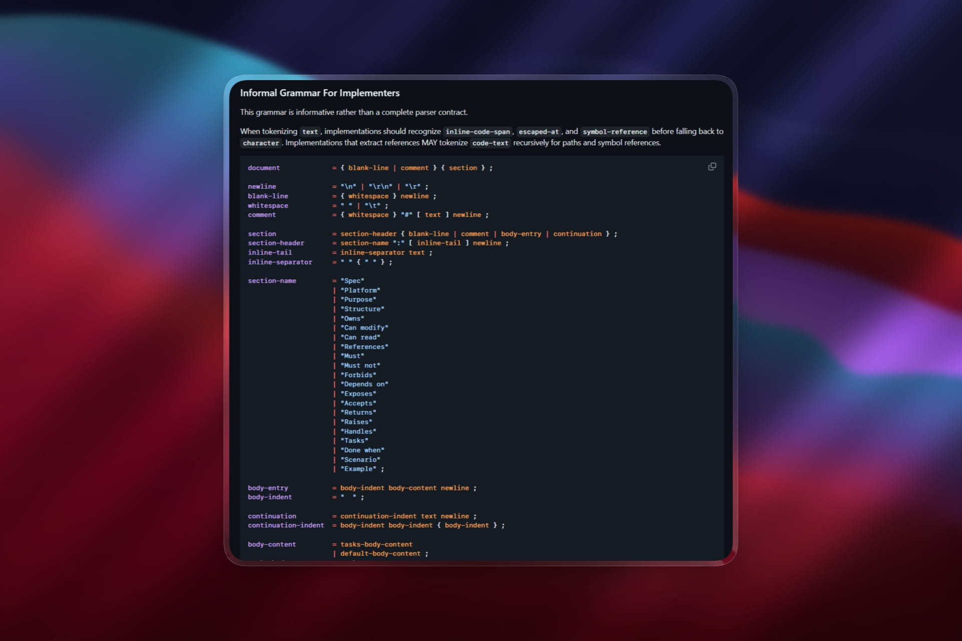 SpecDD AI coding context mapping results preview